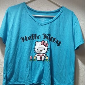 Hello Kitty Blue T-Shirt nwot size L